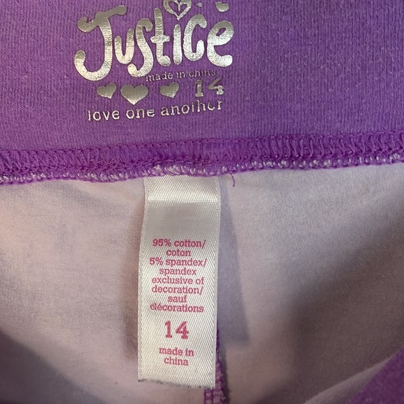 Justice Beautiful Snowflake Sweater dress with matching leggings sz girls 14/16 - Picture 9 of 16